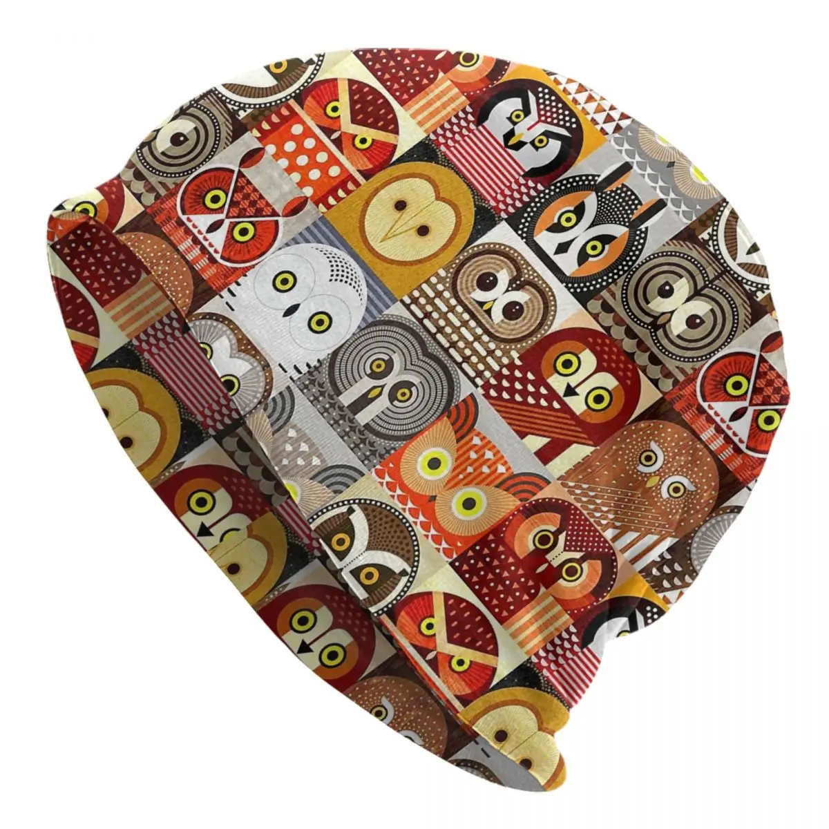 North American Owls Unisex Adult Beanies Caps Knitted Bonnet Hat Warm Hip Hop Autumn Winter Outdoor Skullies Hats