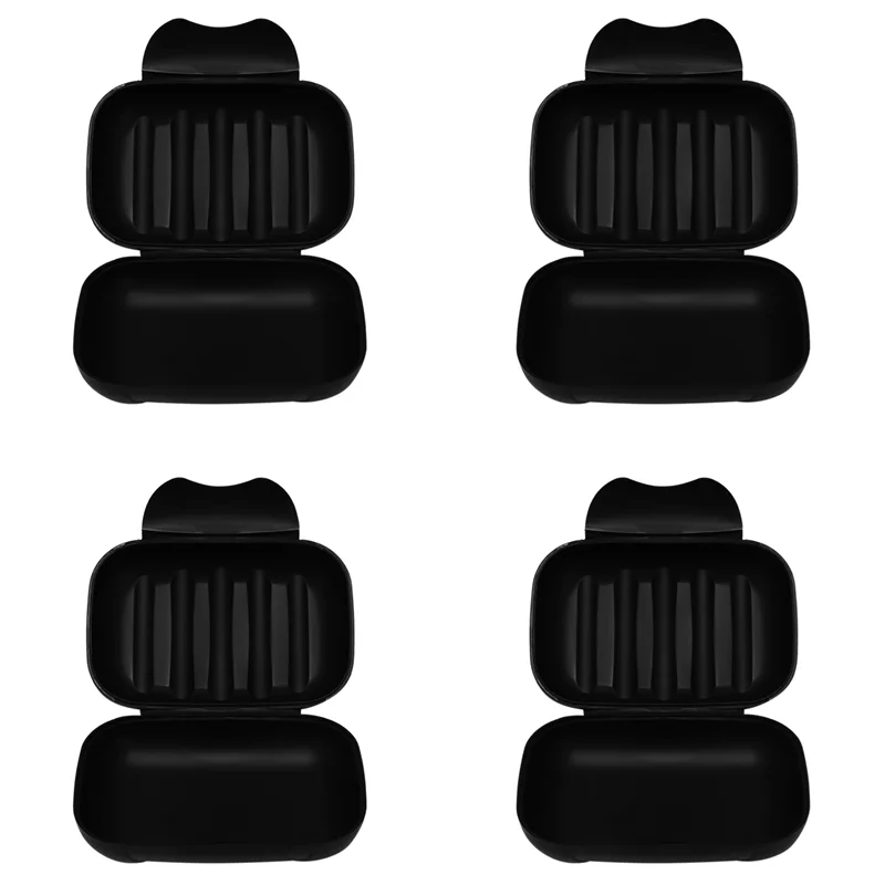A44T 4X Soap Box In Abs Case Waterproof Portable Cases For Travel-Black