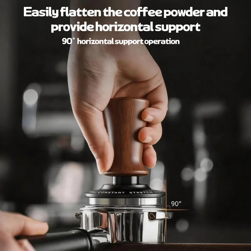 Espresso Tamper 51MM 53MM 53.75MM 58MM Barista Coffee Tamper with Calibrated Spring Loaded Stainless Steel Tampers
