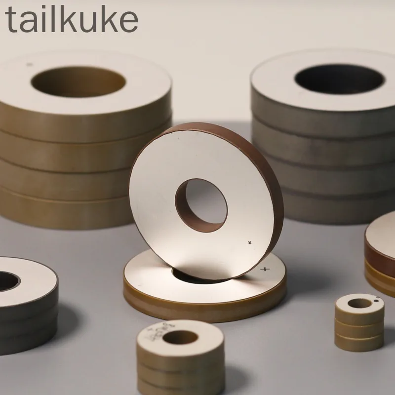 Pzt Piezoelectric Ceramic Chip 15k20k35k Ultrasonic Transducer Oscillator Chip P4p8 Piezoelectric Ceramic Ring