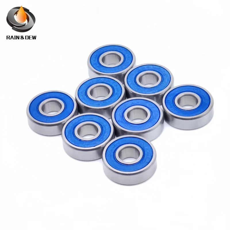 10Pcs 6701RS 12x18x4 Miniature Thin Section Bearings ABEC-7 Blue Seals Model Bearings 4X7X2.5  6x13x5  8X12X3.5 10x15x4 8X22X7