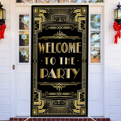 Gatsby themed whiskey and bar party supplies for home door covers