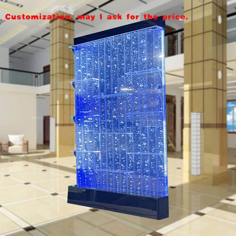 

custom.Hot Sale Bubble Wall Led Light Features Curtain