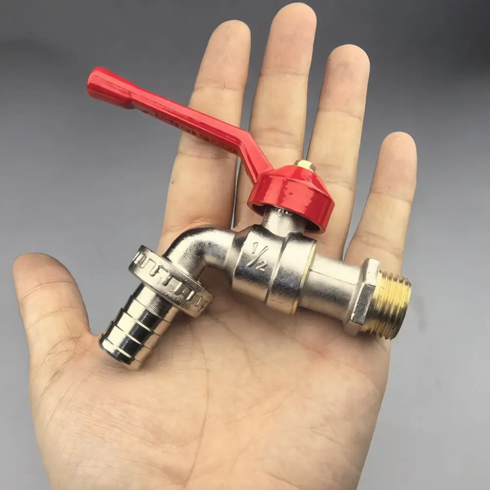 Outdoor Garden Faucet Quick Open Water Tap Zinc Alloy Valve Compatible With Washing Machine Hose Irrigation Equipment