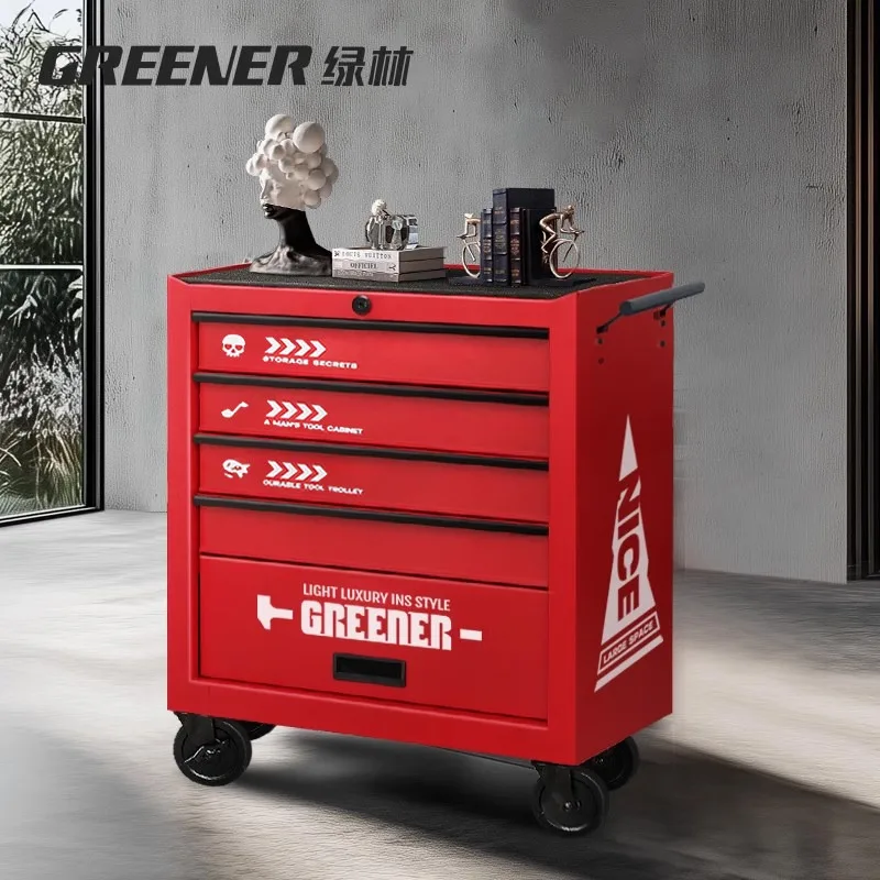 

Storage Cart Coffee Studio Cart Storage Tin Cabinet Mobile Shelf Industrial Wind Locker