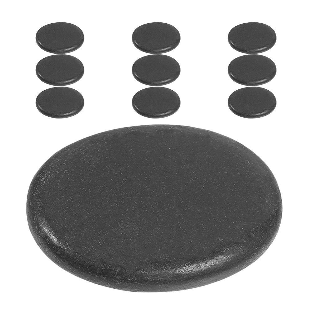 

10pcs Volcanic Stone Massage Tool Thumb Scraping Plate For Face Body Portable Natural Scraper Stones Back Wrist Beauty