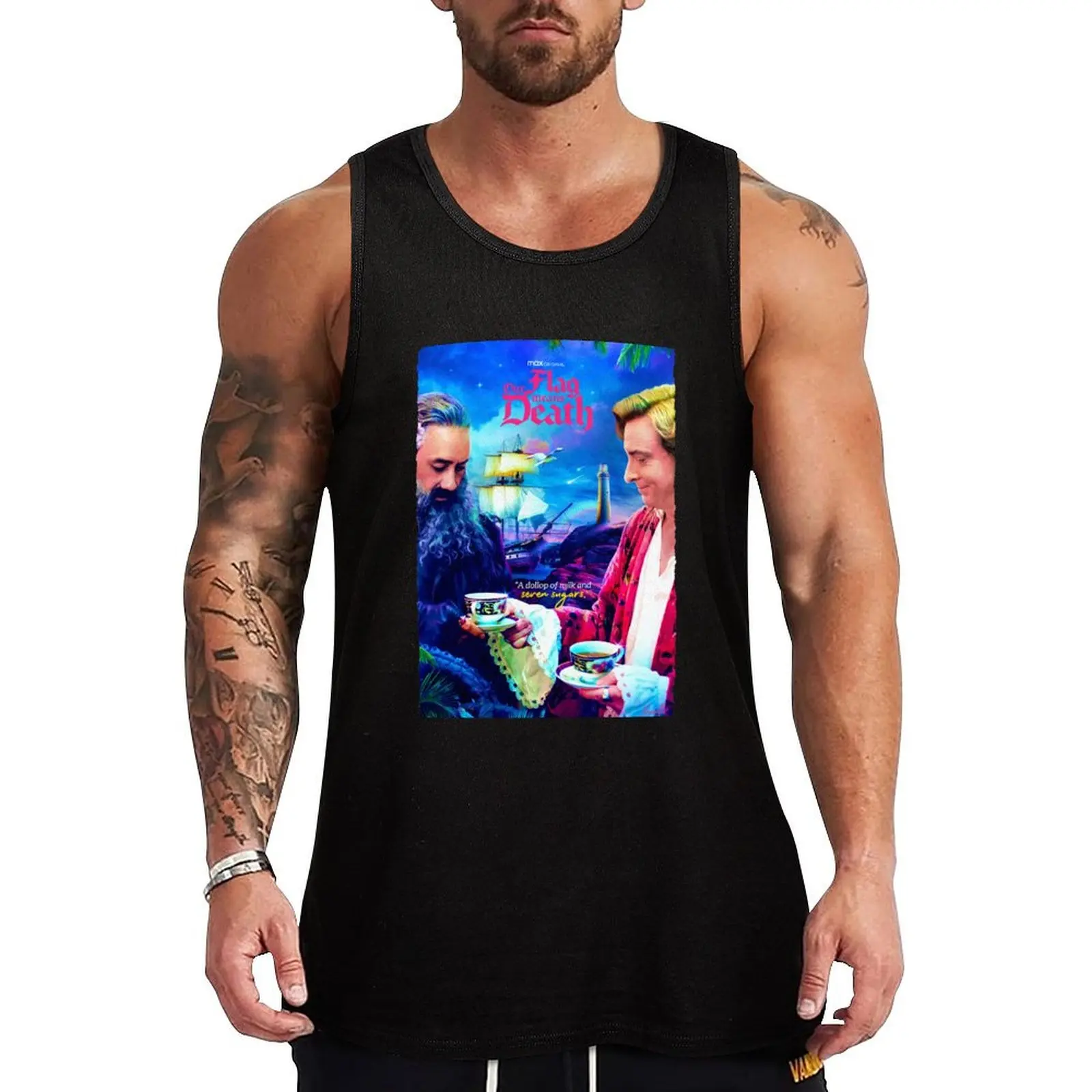 Our Flag Means Death - Seven sugars. Tank Top Casual Summer Tank Top Relaxed Fit Sleeveless Wear