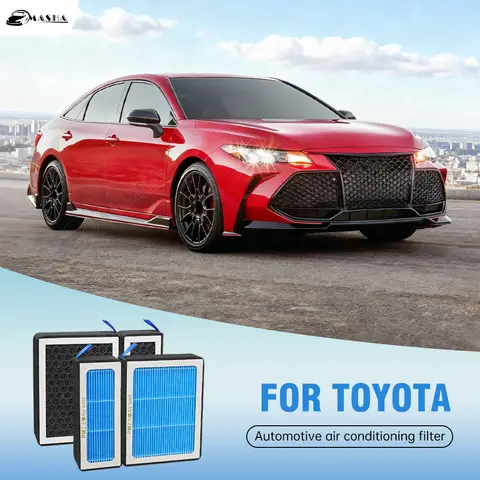 Filtr kabinowy HEPA do Toyota Avalon CHR Camry Corolla Highlander Filtry powietrza Zestawy wymienne z aktywnym węglem do klimatyzacji