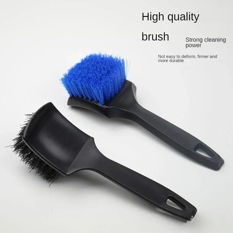 

Auto Tire Brush Wheel Hub Cleaning Brushes Car Wash Detailing Wheels Cleaning Brush Microfiber Wheel Rim Brush Car Beauty