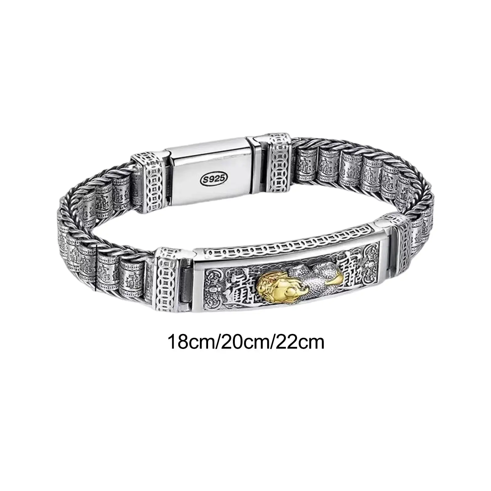 Feng Shui Bracelet Pi Yao Rotatable for Men Women Pi Xiu Retro Jewelry