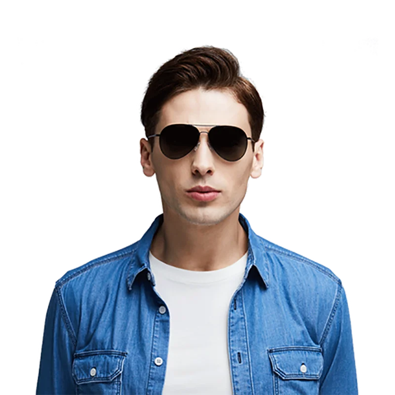 VIVIBEE Metall Polarisierte Sonnenbrille Männer Pilot Spiegel Luftfahrt Fahren Brille Klassische Angeln mit UV400 Frauen Vintage Sonnenbrille – Detail 2