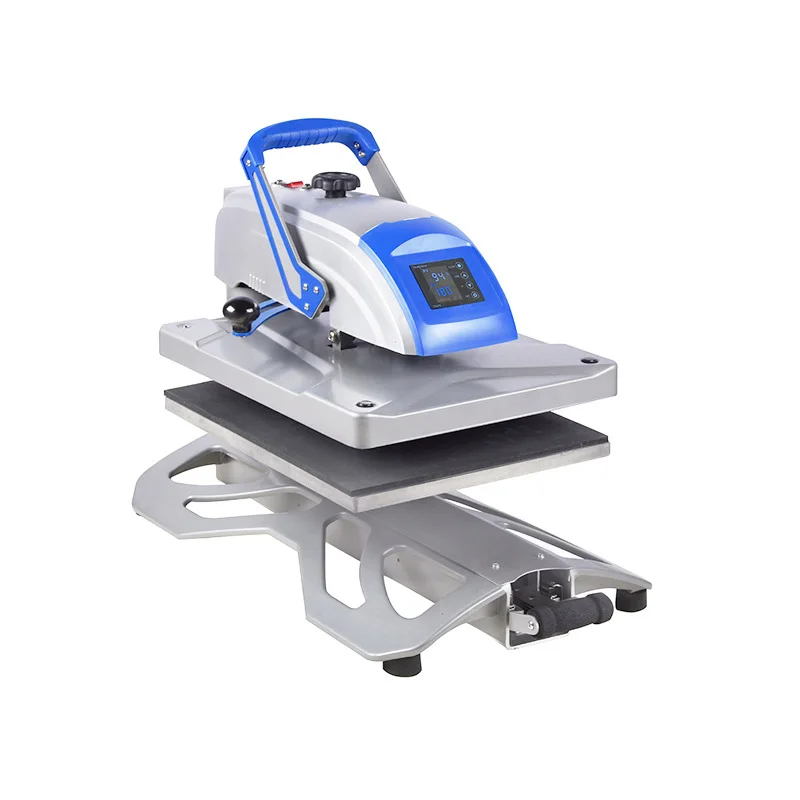 Gran oferta, máquina de estampación en caliente de 40x50cm, máquina de transferencia de calor extraíble con vibración Manual, equipo, máquina de prensado en caliente para ropa y camisetas