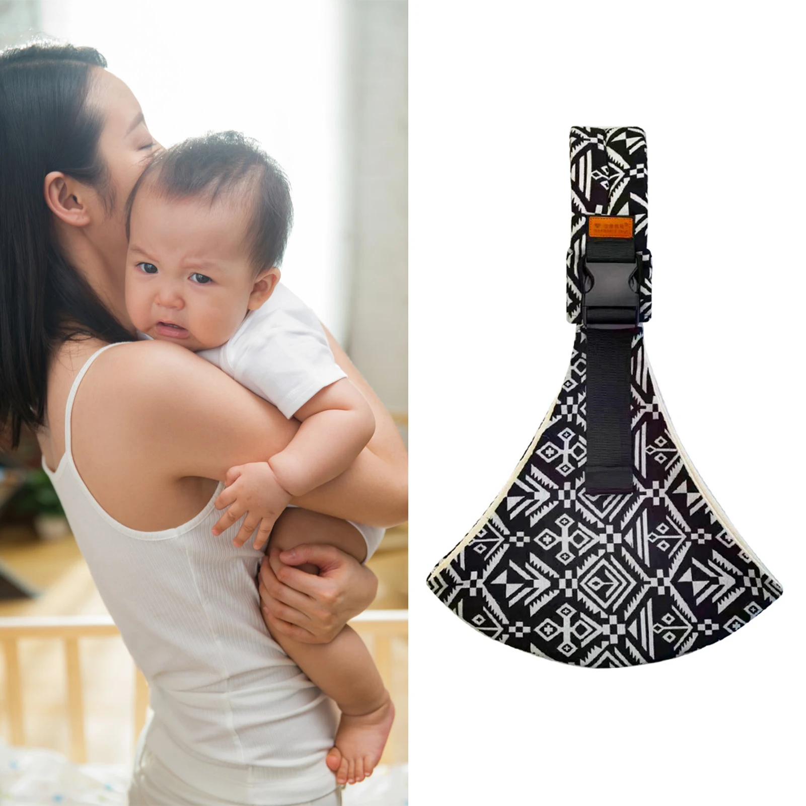 Adjustable Baby Sling Carrier Classic Design Labor-Saving Baby Hip Seat Carrier Suitable for Quick Trips Travel