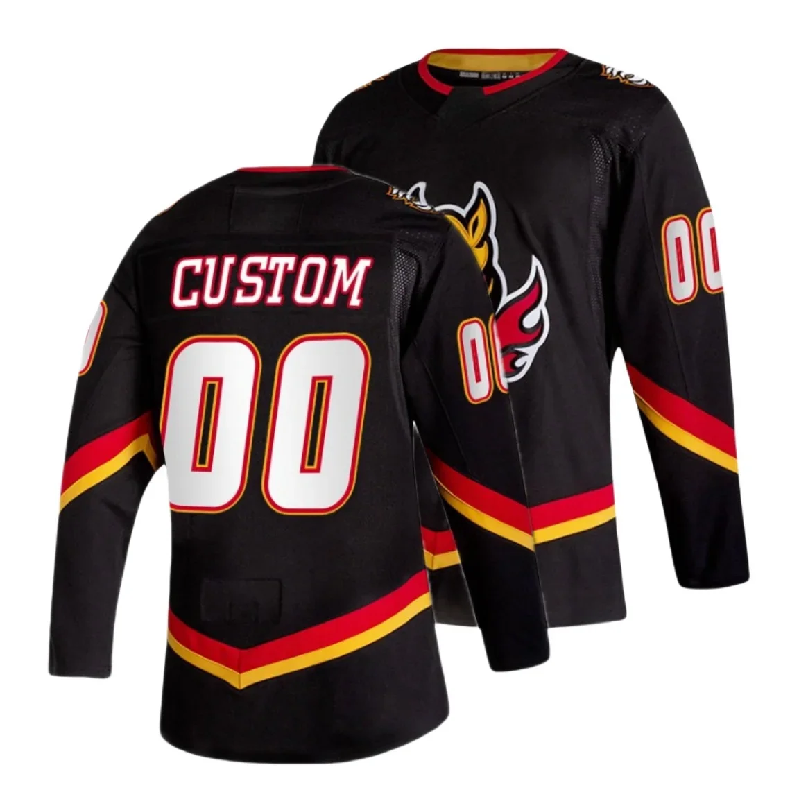 Maillot de hockey sur glace personnalisé pour homme, Calgary Flames, #10, #20, Blake Coleman, #11, ata kael, Backlund, #91, Nazem Kadri