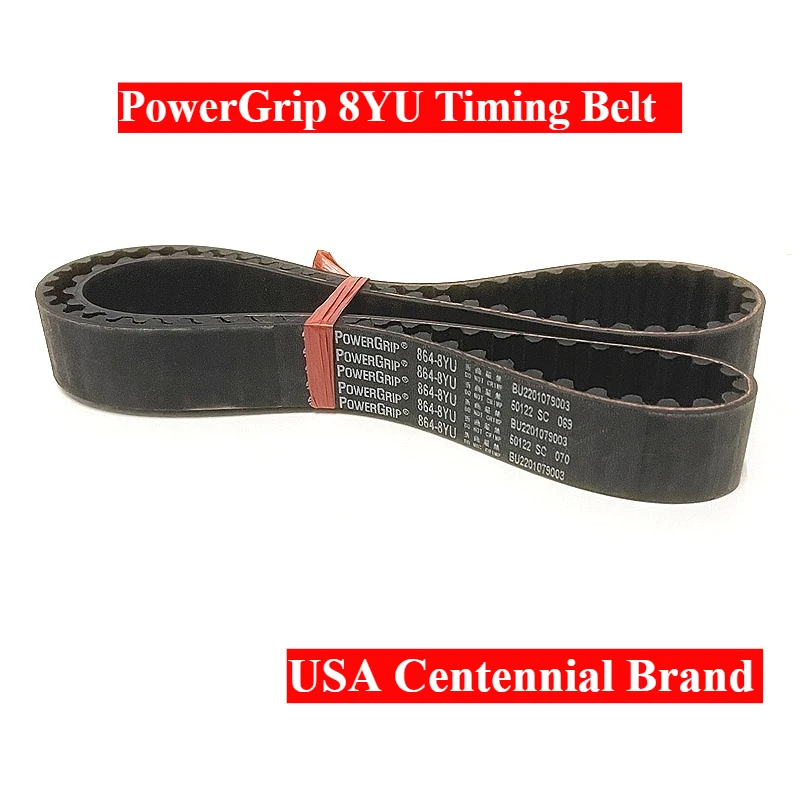 

PowerGrip 312-8YU 328-8YU 344-8YU 408-8YU 416-8YU USA 8YU Toothed Timing Belt 3D Printer Tool Mechanical Spindle Gear Belt