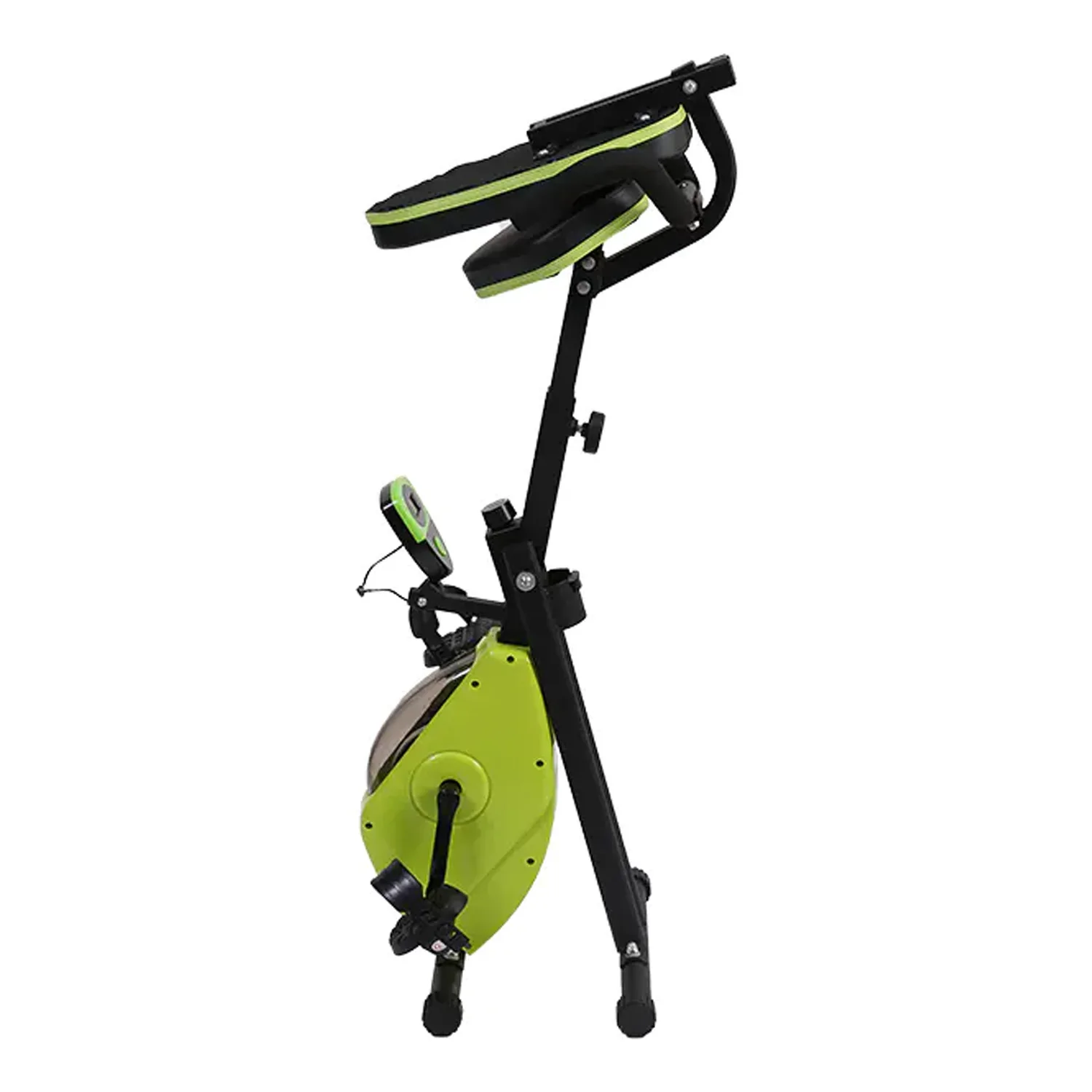 

Horizontal Reclining Backrest Magnetic Control Mute Folding Bike Heart Rate Calorie Tracking Home Gym