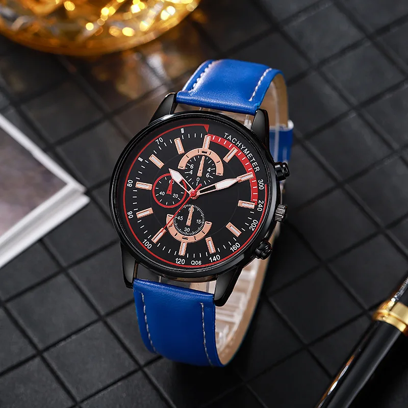 Quartz Wrist Watch Men Fashion Man Watches Leather Strap Clock Gift High Quality Mens Watch Relogio Masculino