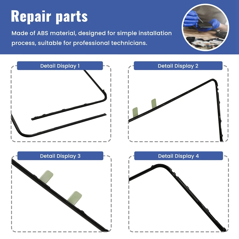 Midden Bezel Frame Reparatie Onderdelen Voor Samsung Z Fold 5 Lcd-Scherm Houder Digitizer Plaat Vervanging