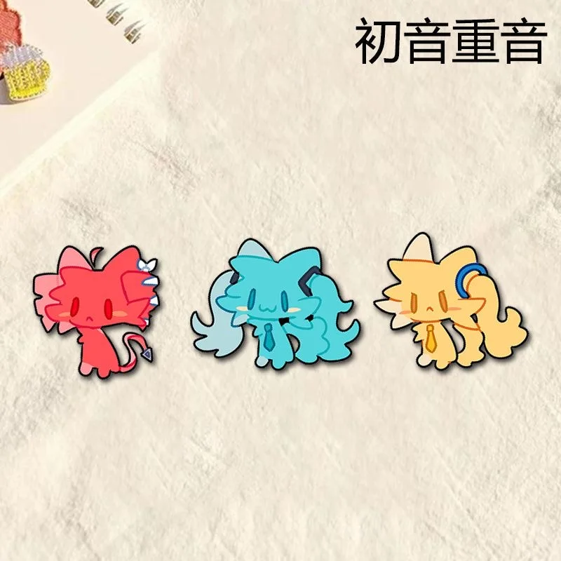 

Хацунэ Мику, акцент, азиатский и северный, милый мультик, периферийные устройства, брошь, значок, студенческий рюкзак, пенал, аксессуары