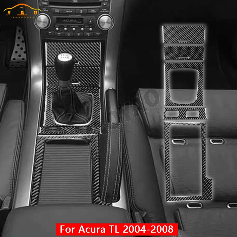 

Car Sticker For Honda Acura TL 2004 2005 2006 2007 2008 Car Center Gear Shift Panel Cover Trim Accessories