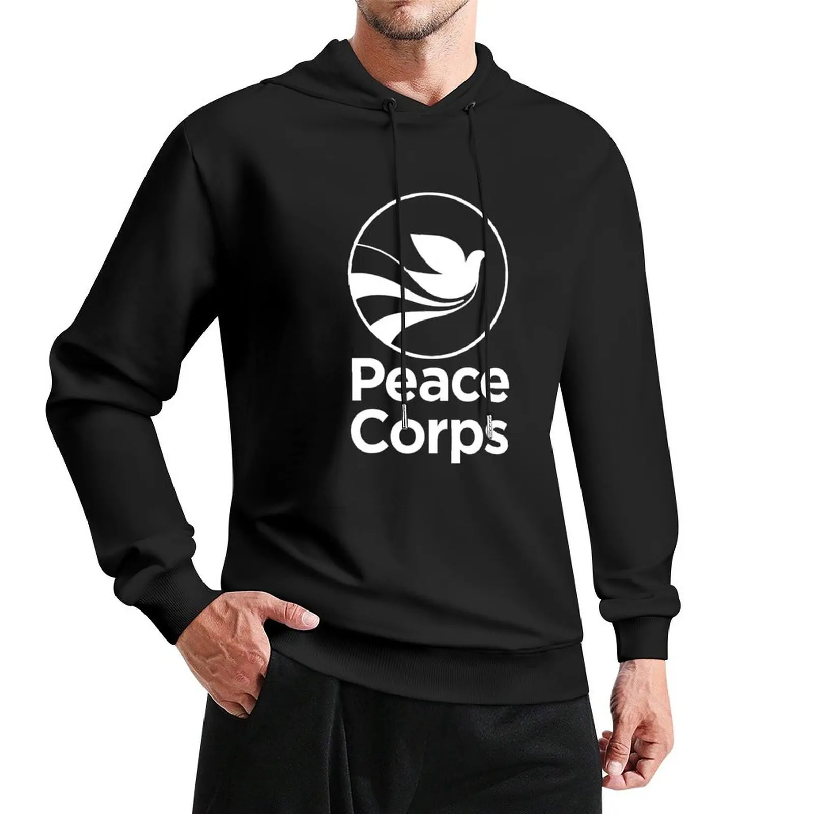 

Peace Corps (WHITE) Pullover Hoodie graphic t shirts men tracksuit men