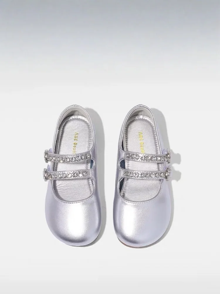 Chaussures pour filles 2026 – Nouvelles chaussures en cuir polyvalentes pour enfants, style princesse, pour tout-petits et jeunes enfants