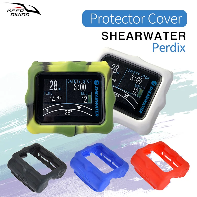 1 pcs Diving Computer Watch Silicone Protector Cover for Shearwater Perdix AI SA Dust Cover Scuba Diving Silica gel Cover