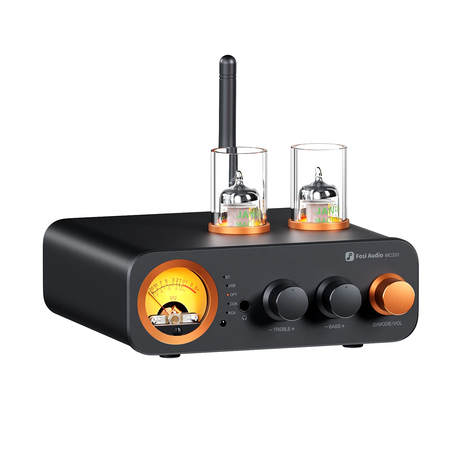 Fosi Audio MC331 amplificateur DAC stéréo Bluetooth 2.0 canaux, Mini amplificateur de puissance Audio pour haut-parleur passif, ampli casque USB DAC
