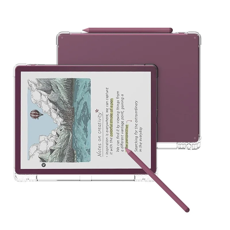 

TPU protective case for Kindle Scribe 11"/Scribe Colorsoft 11"/2026 transparent design with drop protection