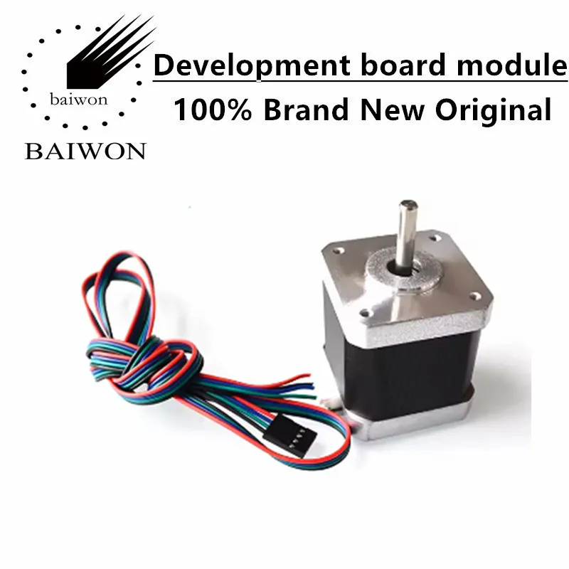 17HS8401B single output shaft hybrid 42 stepper motor 48mm 2-phase 4-wire