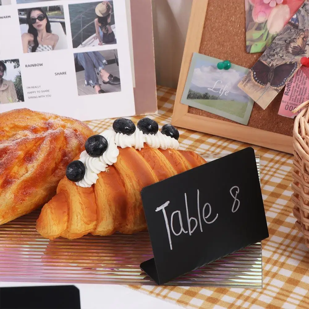 Buffet Tags Display Stands Reserved Writing Stand Store Shop Mini Chalkboard Small Blackboard Message Board Signs Chalkboard