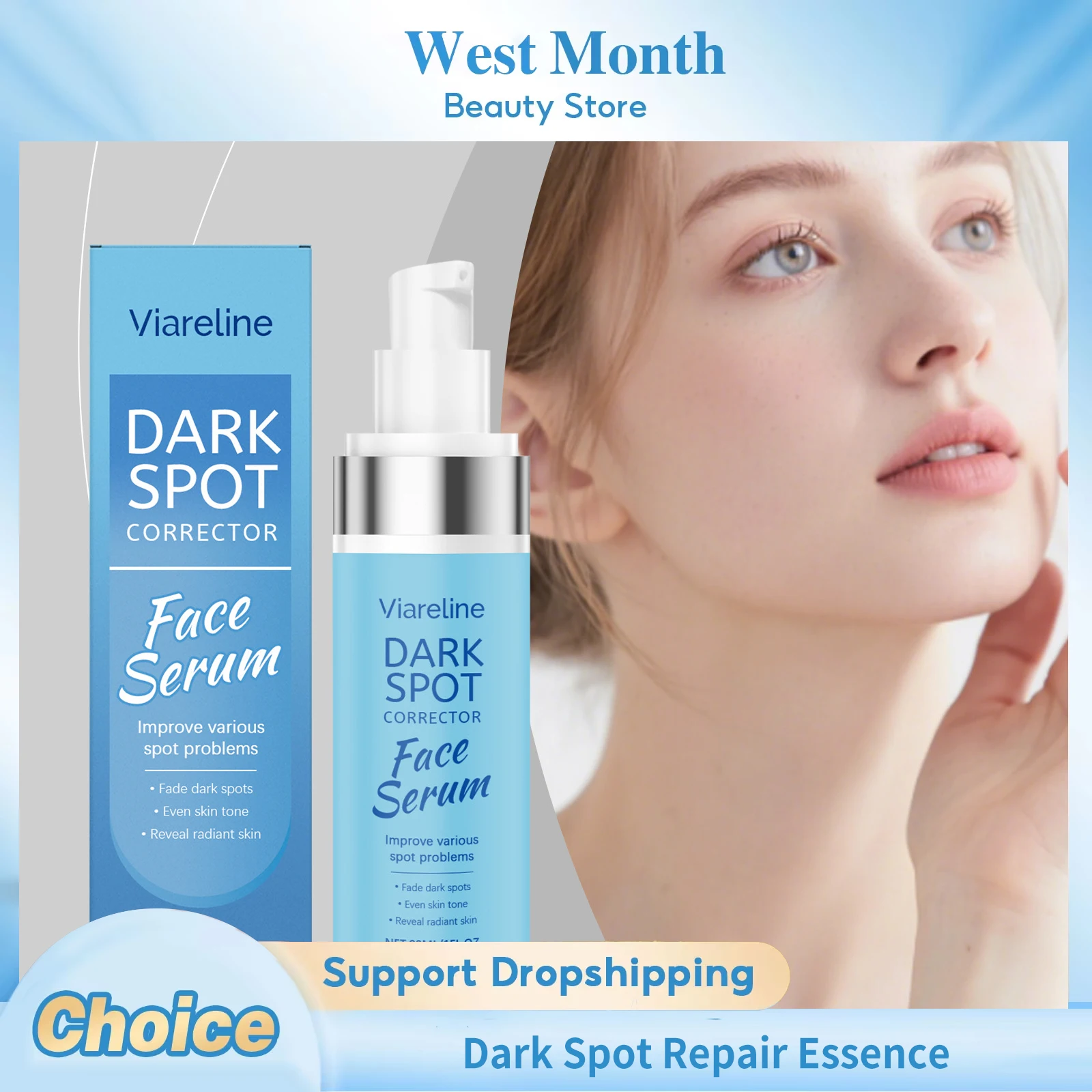 

Dark Spot Repair Essence Brightening Moisturizing Dark Spot Remover Improve Dullness Smoothing Nourishing Facial Whitening Serum