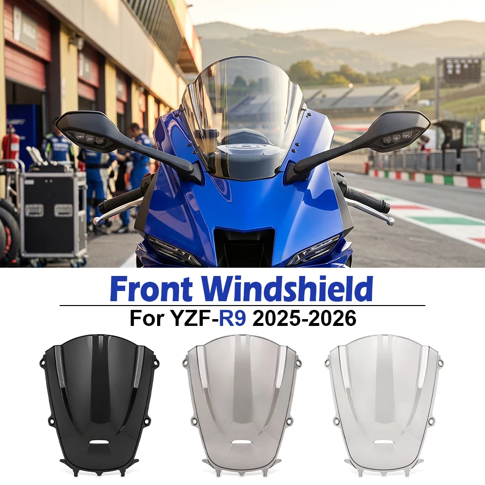 For Yamaha YZF-R9 YZF R9 YZFR9 2025 2026 2027 Motorcycle Windscreen Windshield Windproof Wind Screen Double Bubble Accessories