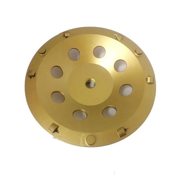 hit product5'' 125mm PCD Diamond Cup Wheel for Epoxy Removal and Concrete Grinding