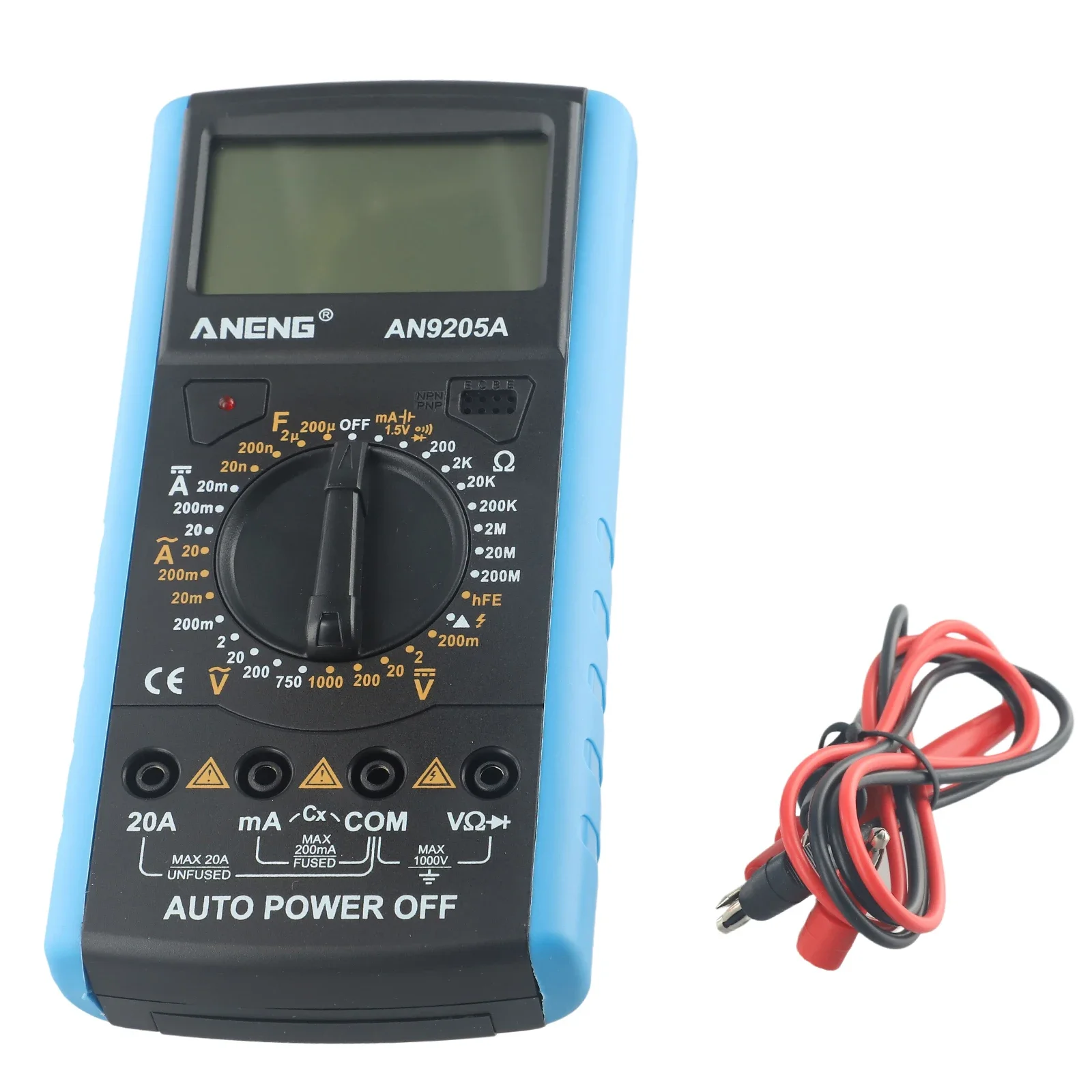 AC/DC Voltage Current Digital Multimeter AC/DC AN9205A Electrical Test Meter Electrician Voltage Measurement AN9205A