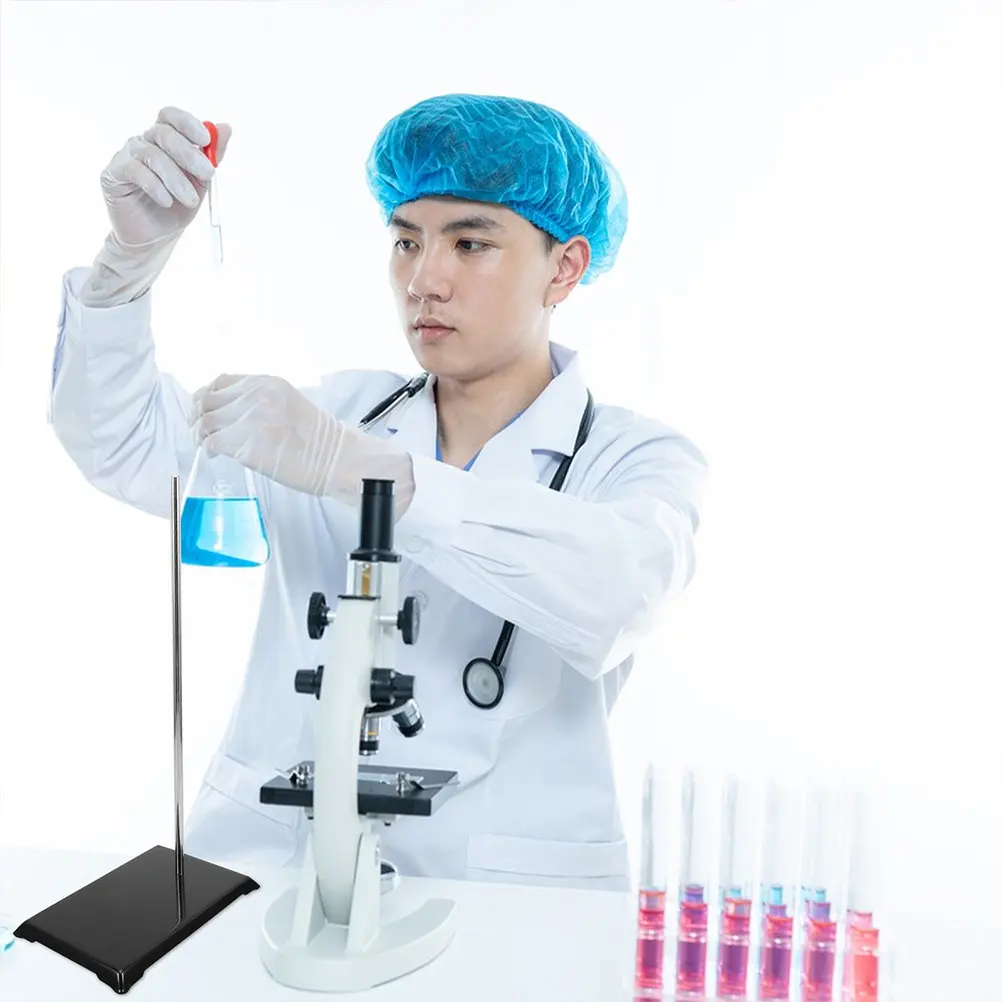 laboratory-support-stand-for-chemistry-lab-experiments-heavy-duty-metal-table-rod-stand-with-base-and-adjustable-rod-lab