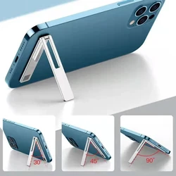 Universal Mobile Phone Holder Bracket  Ultra Thin Foldable Metal Alloy Desktop Cell Phone Stand For iPhone 15 Pro max 14