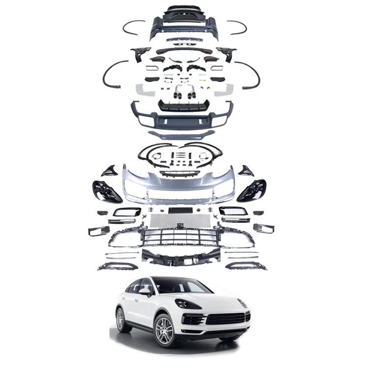 Car Accessories 958 958.1 Bodykit Upgrade 9Y0 9Y0.1 Headlights Tail Lights Bumper Tailgate Body Kits for  11-14