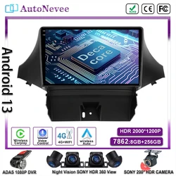 Android 13 Head Unit For Chevrolet Orlando 2010-2018 Car Player Stereo Multimedia GPS Auto Radio Navigation Carplay No 2Din DVD