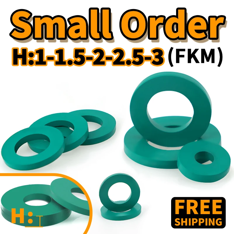 

Flat gasket Sealing Ring green fluororubber Screw Washer M2M3 M4 M5 M6 M8 M10 M12 M14 M16 M18 M20 Wholesale free shipping