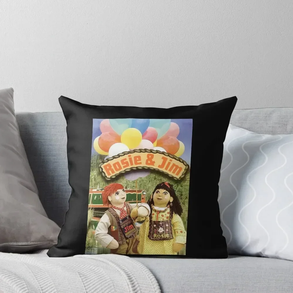 

Rosie and jim Classic Throw Pillow Sofa Cushions Cover Christmas Covers pillow