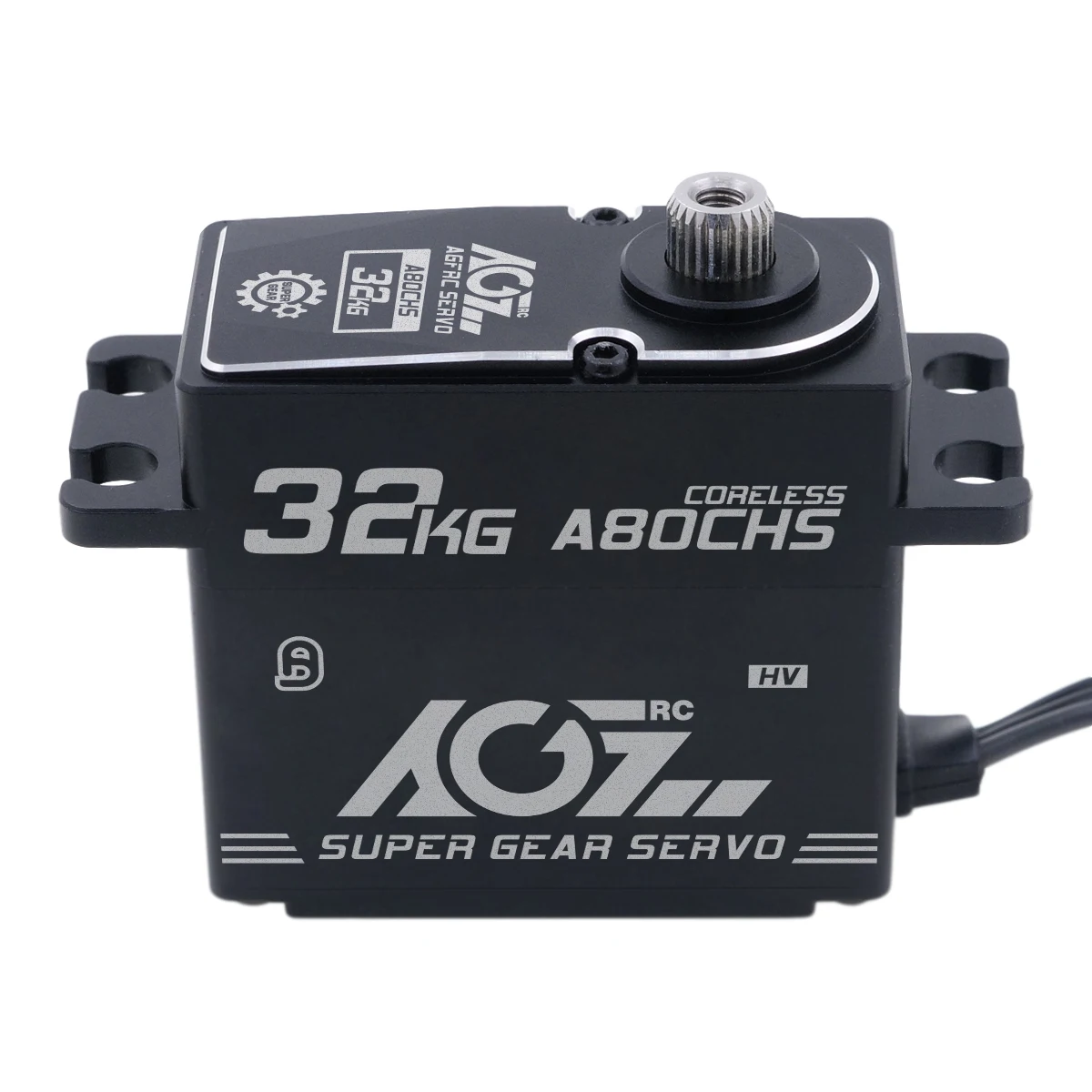 AGFRC A80CHS A80BHS 7.4V 32KG 36KG Metal Gears Coreless Brushless Motor 25T Digital STD Steering Servo For 1/10 RC Truck Car par