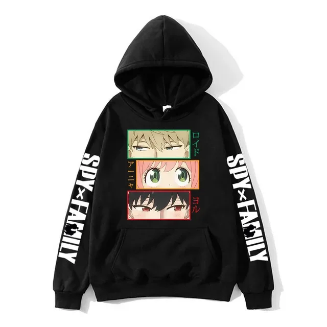 Spy X Family Anime Characters Printed Women's Clothing Casual Sports Fashion Street Style Trendy Matching Cute Hoodies