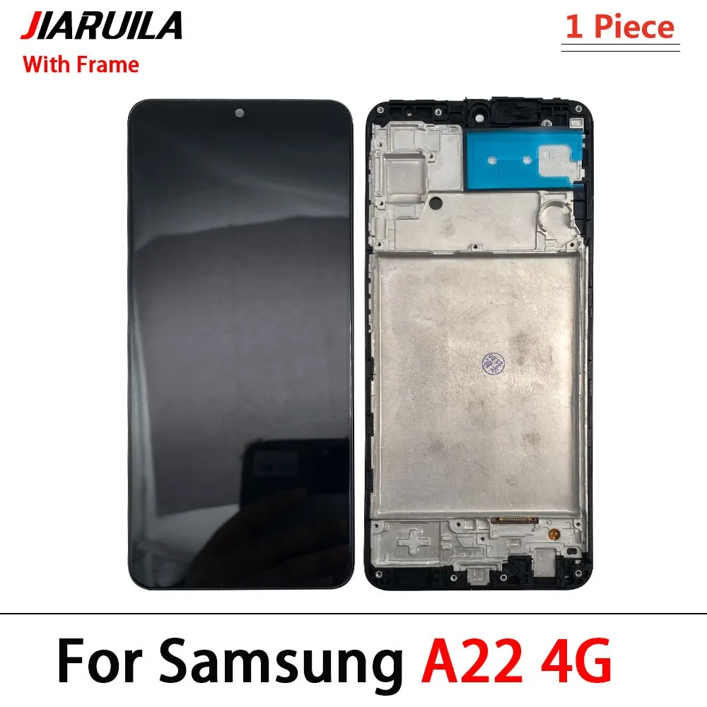 LCD Display Touch Screen Digitizer With Frame Repair For Samsung A53 5G A22 A51 A12 A02S A01 A10S A20 A20S A70 A50S A32 4G A21S