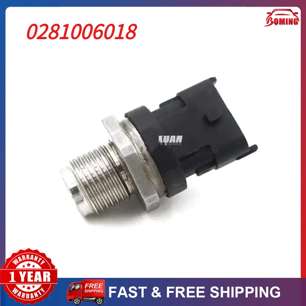 Bar Fuel Rail Pressure Sensor 0281006018 For Ford Ranger Everest Mazda BT-50 BT50 Pickup 2.5 MRZ 3.0 CDVi 2008 1800
