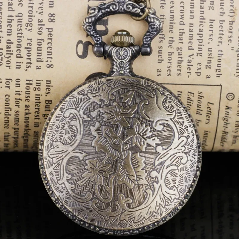 クラシッククォーツ懐中時計アラビア数字男性女性学生ネックレスペンダント時計ギフト人気のジュエリー