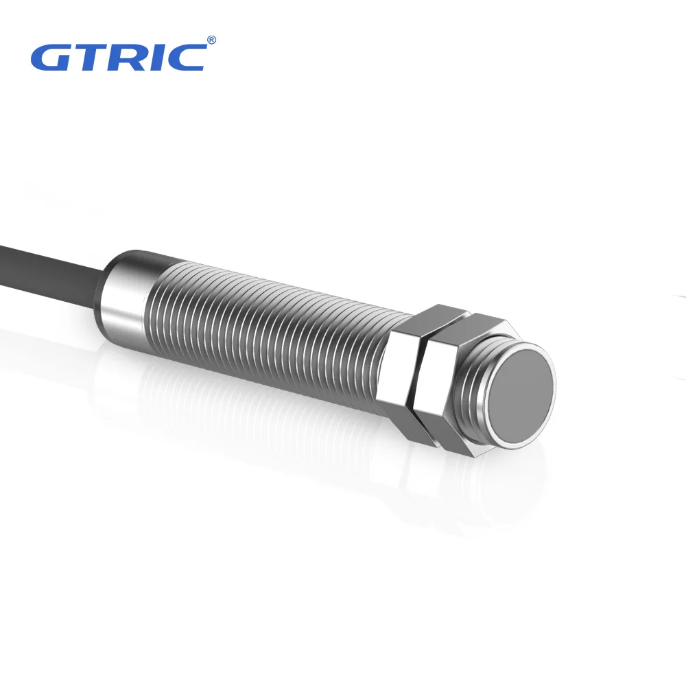 GTRIC M5 Series Small Mini Inductive Proximity Switch Sensing Distance 1mm NPN PNP NO/NC DC 10-30V 3-wire Miniature Metal Detect