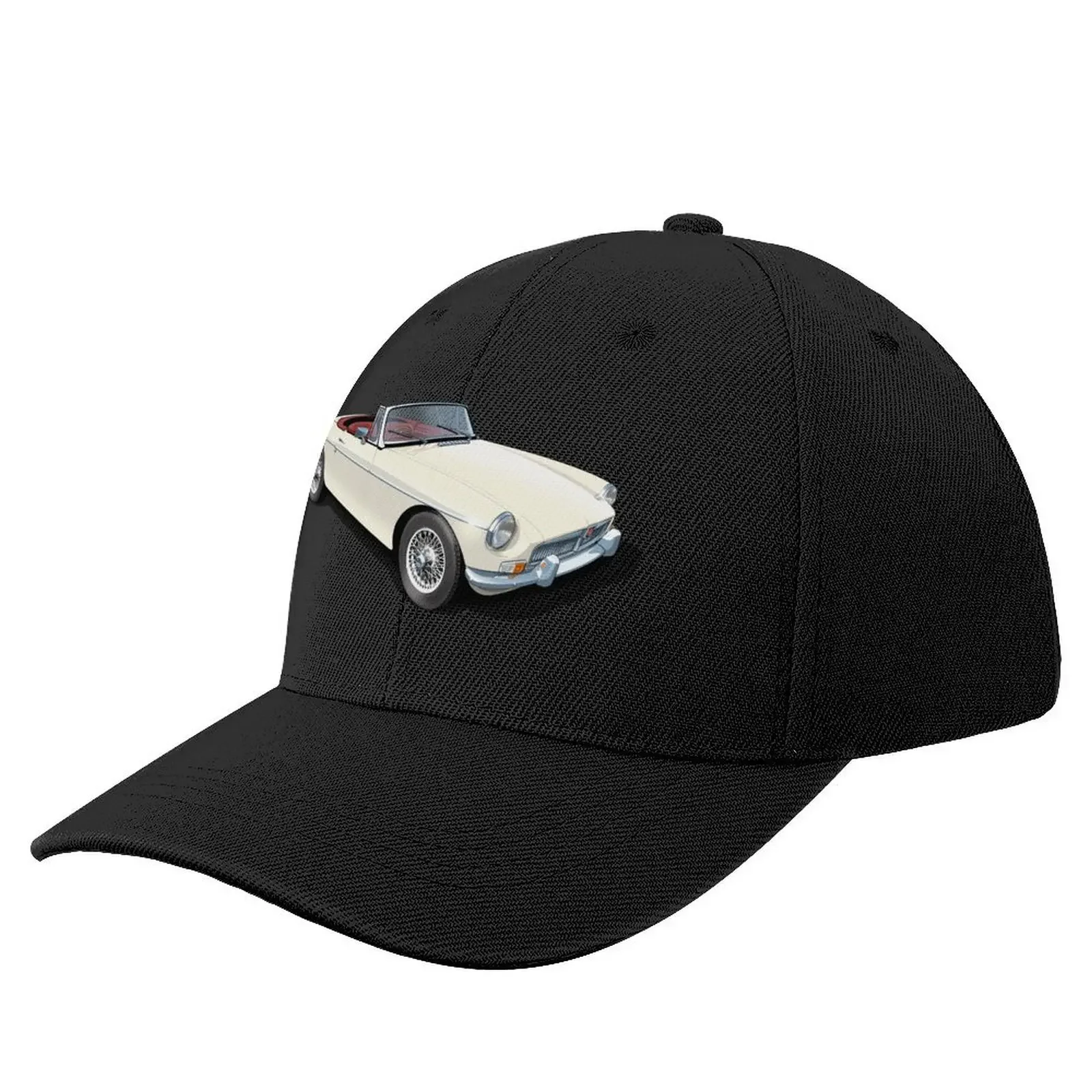 MGB Roadster in old english white Baseball Cap |-F-| Luxury Cap Men Luxury Brand Women's