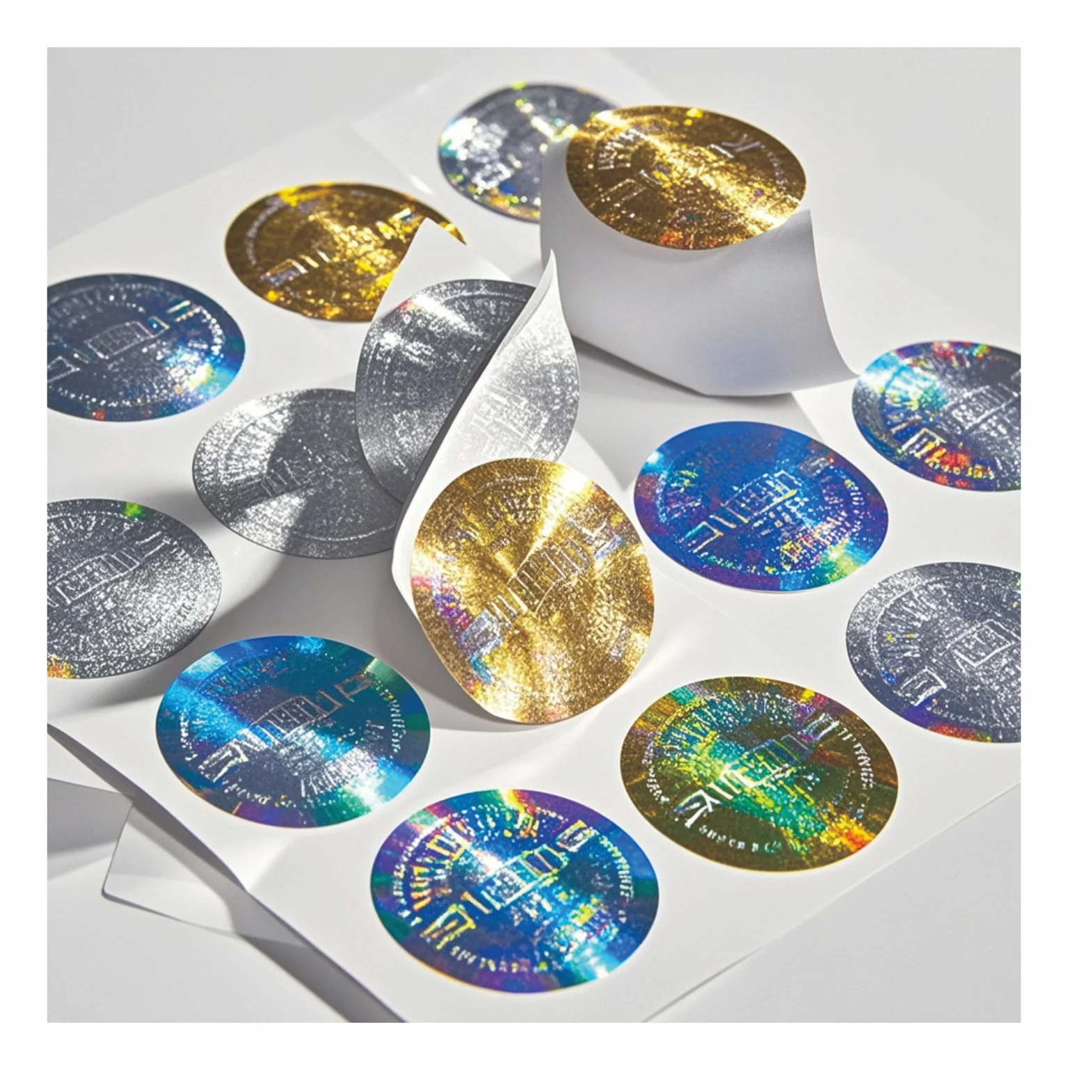 Hot Selling Custom Hologram Sticker Label With Multi Layers Eco-Friendly Vinyl Sticker With CE Certificate