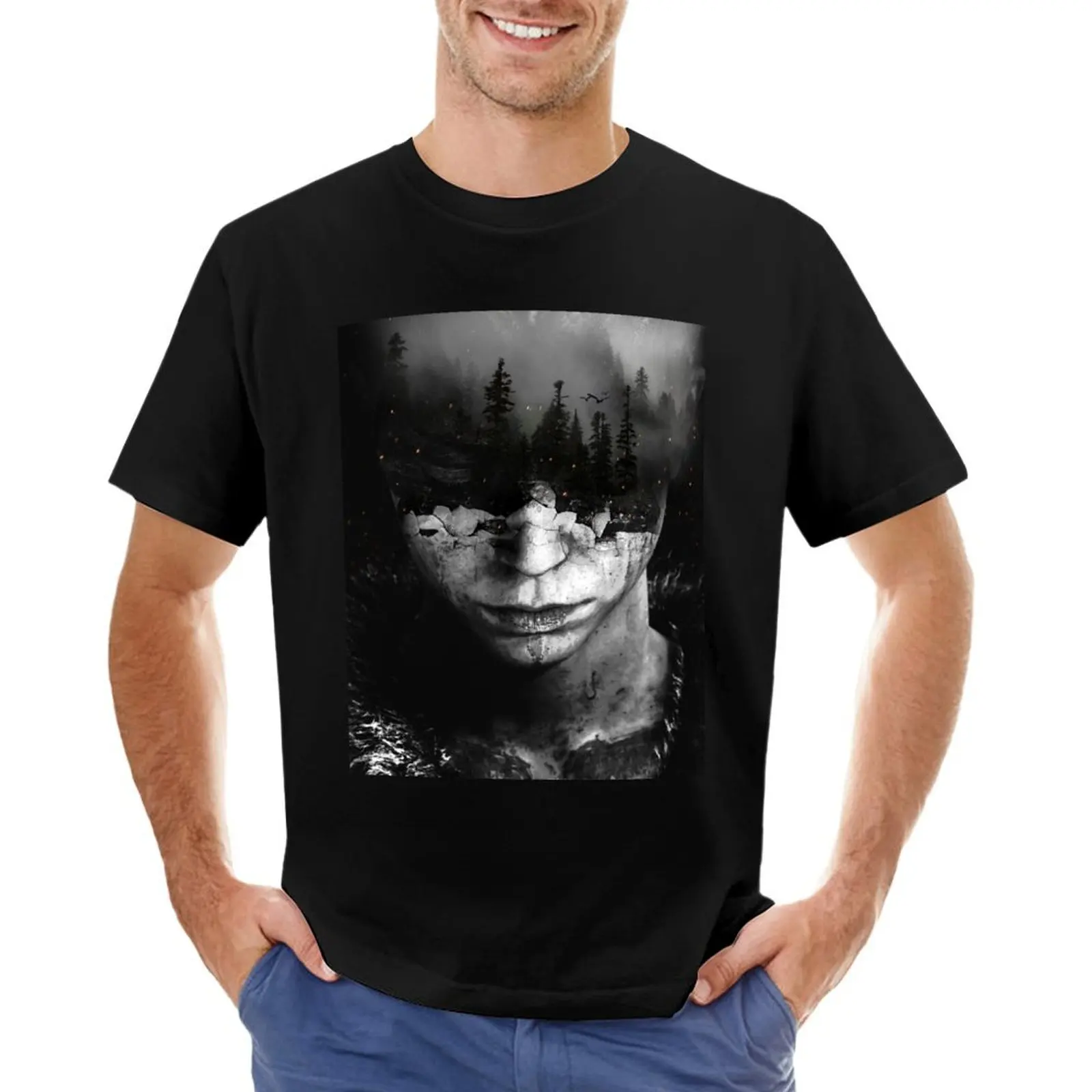 Hellblade: Senua's Sacrifice T-Shirt custom shirt Aesthetic clothing cute tops summer top mens graphic t-shirts anime